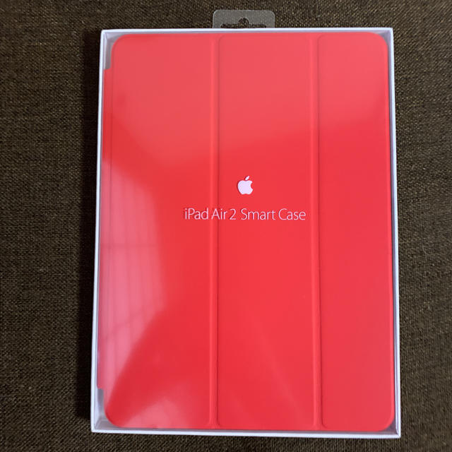 Apple(アップル)の未使用 純正 iPad Air 2 Smart case brilght red スマホ/家電/カメラのスマホアクセサリー(iPadケース)の商品写真