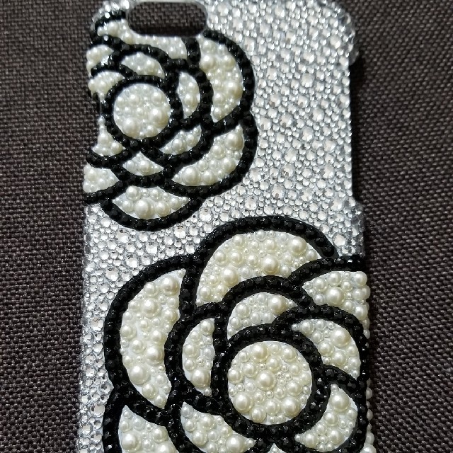 デコケース iPhone6 6s 花柄スマホアクセサリー