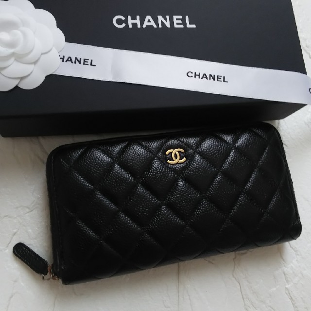 エルメス 財布 偽物 見分け方ポロシャツ / CHANEL - 【美品】CHANELシャネル ラウンドファスナー長財布の通販 by giジョ－'s shop｜シャネルならラクマ