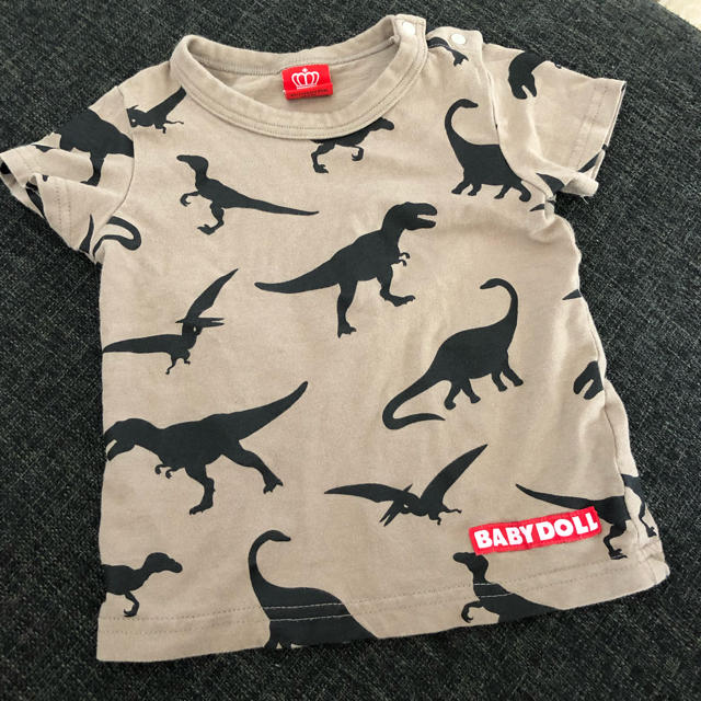 BABYDOLL(ベビードール)のベビードール Tシャツ 90 恐竜 キッズ/ベビー/マタニティのキッズ服男の子用(90cm~)(Tシャツ/カットソー)の商品写真