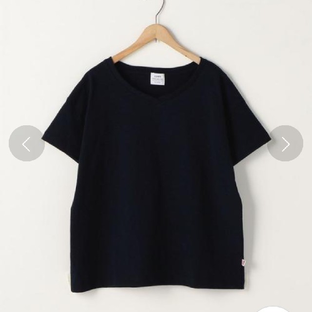 coen(コーエン)のcoen【新品】USAコットンVネックTシャツ レディースのトップス(Tシャツ(半袖/袖なし))の商品写真