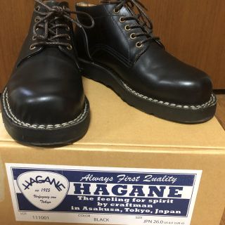 レッドウィング(REDWING)の本日限り  HAGANE オックスフォードブーツ 「ブラック」26cm (ブーツ)