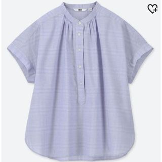 ユニクロ(UNIQLO)のUNIQLO ブラウス 半袖 (シャツ/ブラウス(半袖/袖なし))