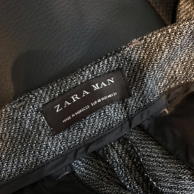 ZARA(ザラ)のZARA MAN ザラ スラックス  テーパード グレー【美品】 メンズのパンツ(スラックス)の商品写真