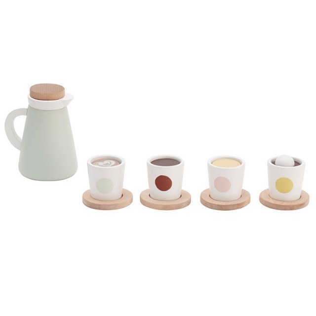 Caramel baby&child (キャラメルベビー&チャイルド)の新品✦1点のみ Kids Concept 木製 カフェドリンクSET キッズ/ベビー/マタニティのおもちゃ(知育玩具)の商品写真