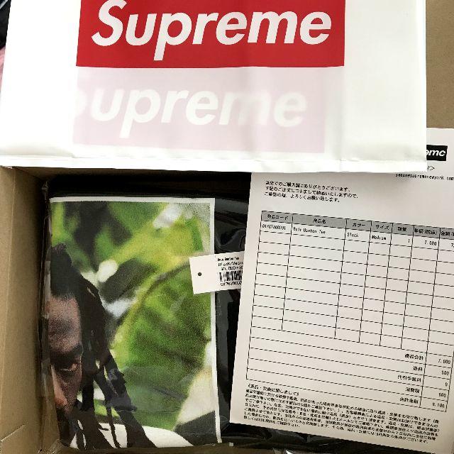 Supreme Buju Banton Tee 黒