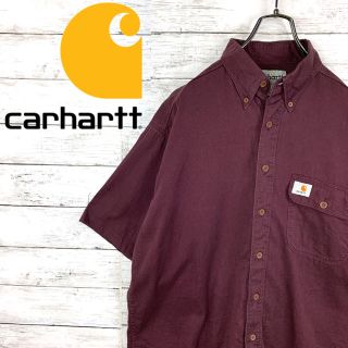 カーハート(carhartt)の古着 90s カーハート carhartt 半袖BDシャツ ビッグシャツ 美品(シャツ)