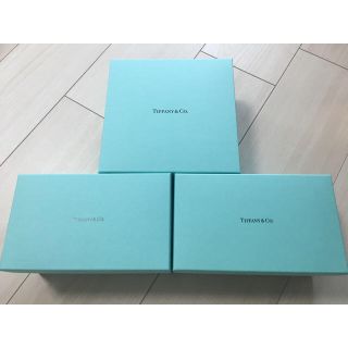 ティファニー(Tiffany & Co.)のティファニー ブルーボックス 3個セット(ショップ袋)