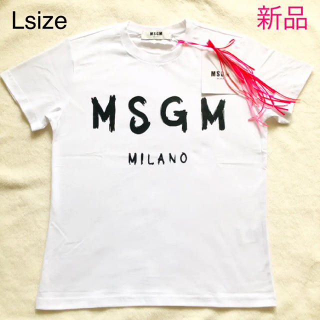 最新の激安 MSGM サイズ L Tシャツ 【新品】MSGM - Tシャツ(半袖/袖なし)