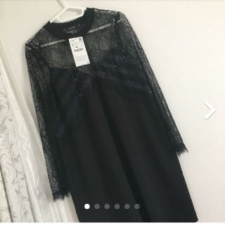 ザラ(ZARA)のZARAレースワンピース(ミニワンピース)