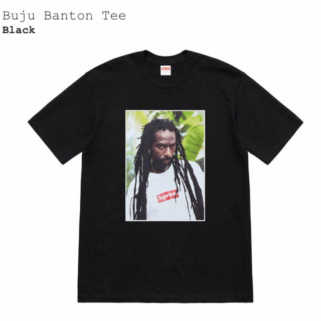 supreme Buju Banton Tee Black 19ss