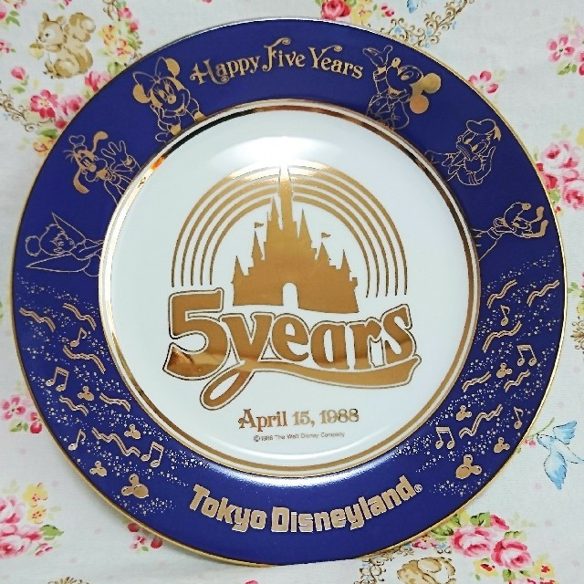 Disney 東京ディズニーランド 開園5周年 記念プレート の通販 By Yuiton S Shop ディズニーならラクマ