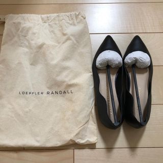 スピックアンドスパンノーブル(Spick and Span Noble)のchanyy 様専用✨黒フラットシューズ Loeffler Randall(バレエシューズ)