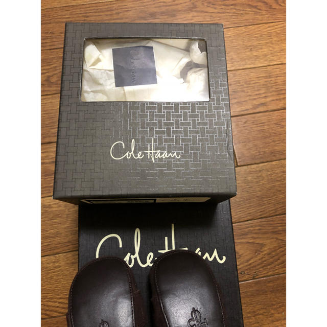 Cole Haan(コールハーン)のコールハーン ファーストシューズ 本革 ダークブラウン 新品未使用品 キッズ/ベビー/マタニティのベビー靴/シューズ(~14cm)(スニーカー)の商品写真