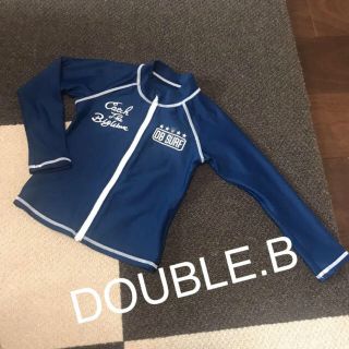 ダブルビー(DOUBLE.B)の【専用出品】美品☆ DOUBLE.B ネイビー ラッシュガード(水着)