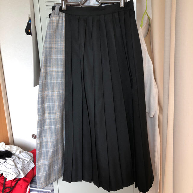 プリーツ重ねスカート3L大きいサイズ レディースのスカート(ロングスカート)の商品写真