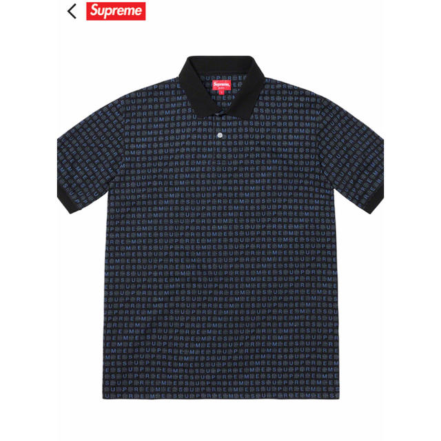 ポロシャツsupreme foulard polo black Lサイズ