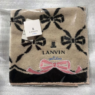 ランバンオンブルー(LANVIN en Bleu)のランバンオンブルー タオルハンカチ 新品(ハンカチ)