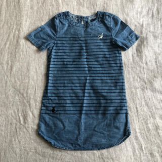 ギャップキッズ(GAP Kids)のボーダーワンピース  120cm(ワンピース)