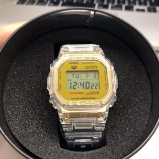 カシオ(CASIO)の新品未使 DW-5035E-7JR G-SHOCK 35周年 グレイシアゴールド(腕時計(デジタル))