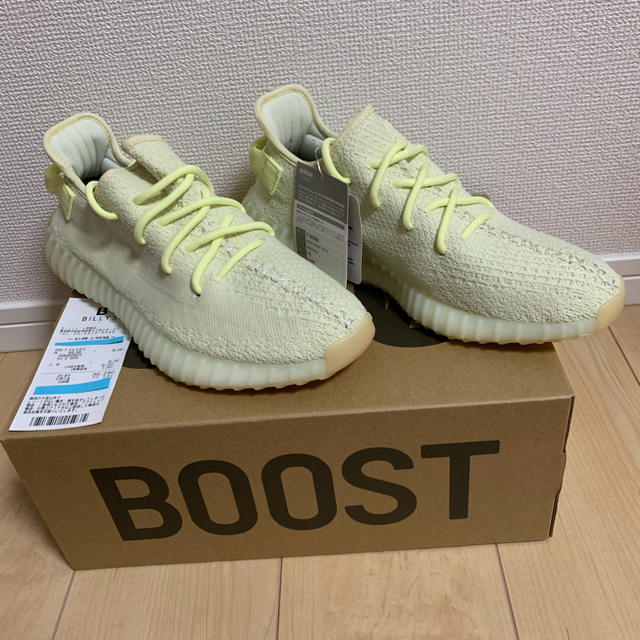 送料無料 ADIDAS YEEZY BOOST350 V2 BUTTERスニーカー