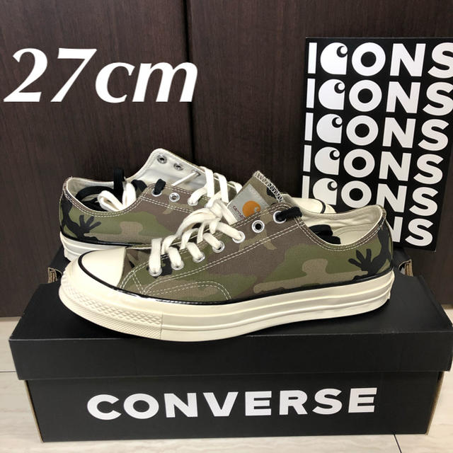 carhartt(カーハート)の27cm carhartt wip converse ct70 チャックテイラー メンズの靴/シューズ(スニーカー)の商品写真