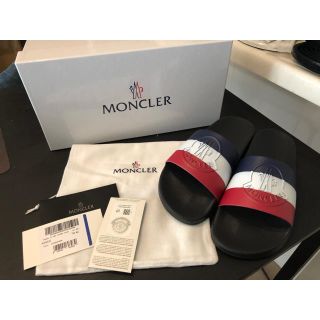 モンクレール(MONCLER)のモンクレール サンダル 19SS BASIL ブラック 42(サンダル)