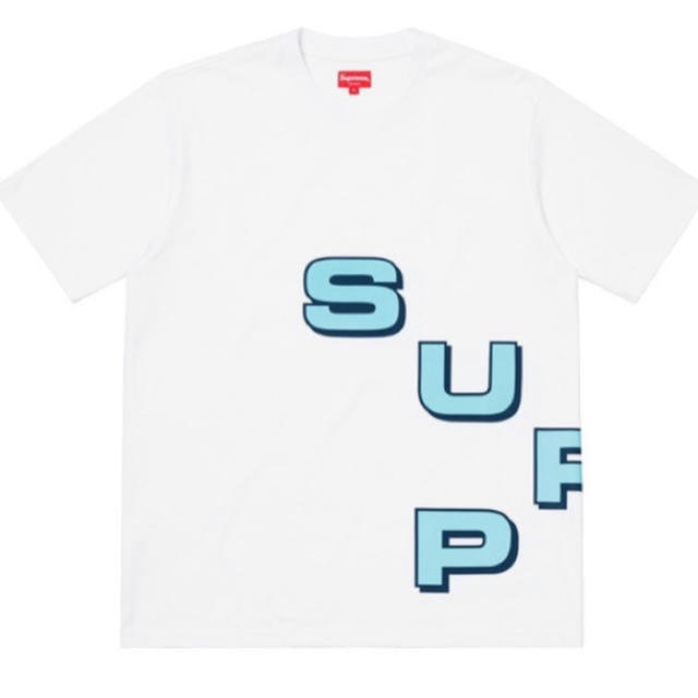 18FW Supreme Stagger Tee Sサイズ ホワイト