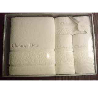 クリスチャンディオール(Christian Dior)の新品  ディオール  バスタオル セット(タオル/バス用品)