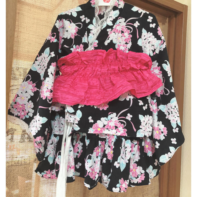 KIDS簡単浴衣･上下セット♪♪ キッズ/ベビー/マタニティのキッズ服女の子用(90cm~)(甚平/浴衣)の商品写真