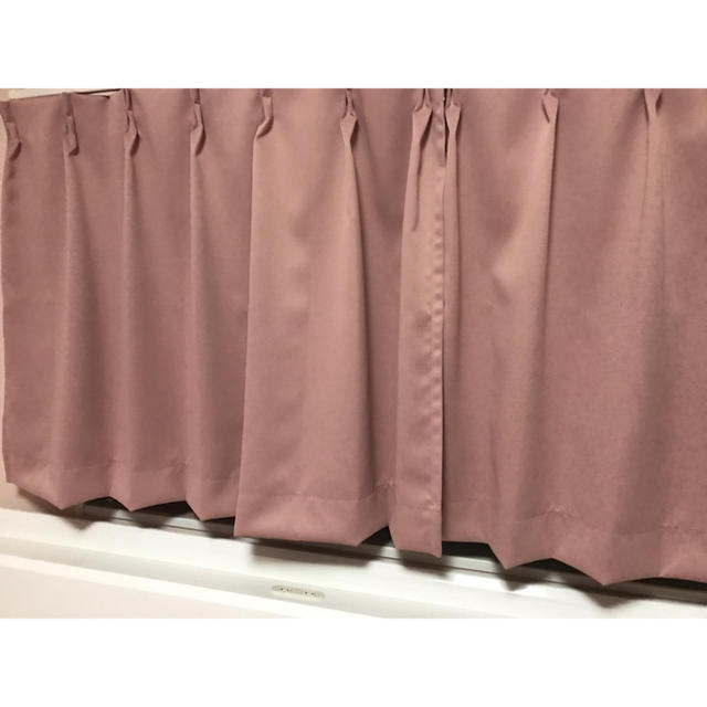 aiika レースカーテン 遮光1級カーテン 4枚セット ピンク