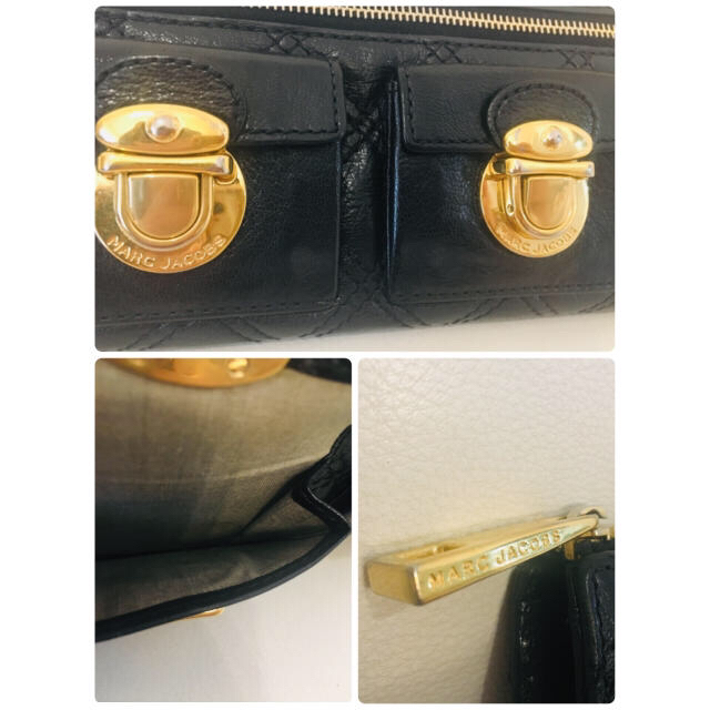 MARC JACOBS(マークジェイコブス)の♡マークジェイコブス  ブラックレザー長財布♡ レディースのファッション小物(財布)の商品写真