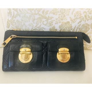 マークジェイコブス(MARC JACOBS)の♡マークジェイコブス  ブラックレザー長財布♡(財布)