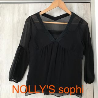 ノーリーズ(NOLLEY'S)のノーリーズソフィ✳︎透け感シフォントップス(シャツ/ブラウス(長袖/七分))