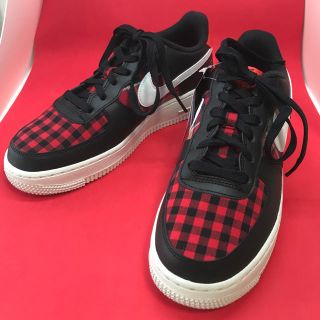 ナイキ(NIKE)のNIKE エアフォース1 LV8 GS チェック柄『新品』(スニーカー)