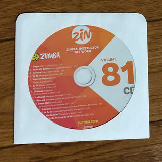 【新品未使用】ZUMBA ZIN 81 CD