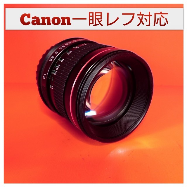 85mm F1.8 単焦点レンズ！ポートレート撮影！キヤノン一眼レフカメラ対応！