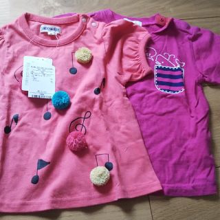 サンカンシオン(3can4on)の女の子のTシャツ２枚セット(Tシャツ/カットソー)