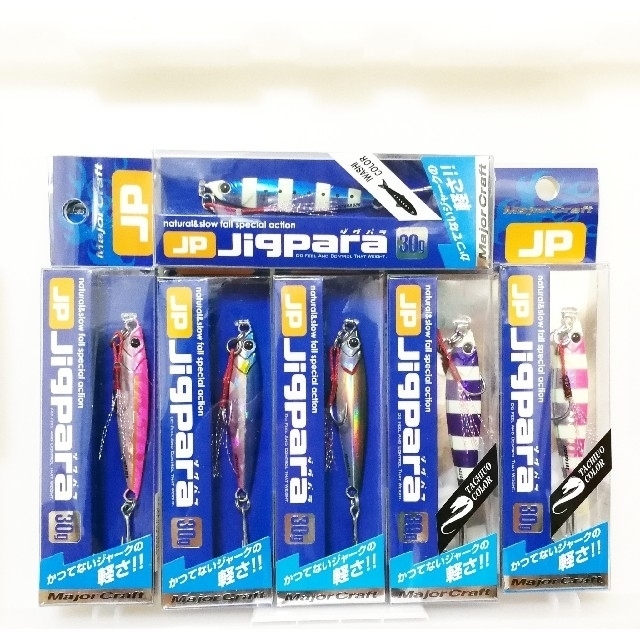 Major Craft(メジャークラフト)の新品未使用✩送料込み♪メジャークラフト ジグパラショート30g 6カラーセット③ スポーツ/アウトドアのフィッシング(ルアー用品)の商品写真