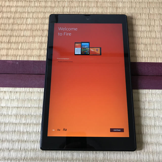 kindle fire   hd10 32GB 2018年10月購入