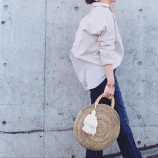 ザラ(ZARA)のZARA ザラ ラウンド ラフィア カゴバッグ(かごバッグ/ストローバッグ)