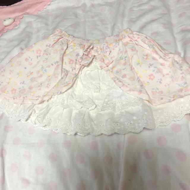 coeur a coeur(クーラクール)のクーラクール フリルスカート90㎝ キッズ/ベビー/マタニティのキッズ服女の子用(90cm~)(スカート)の商品写真