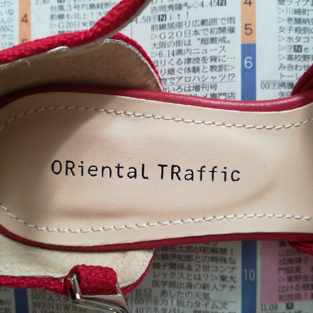 ORiental TRaffic(オリエンタルトラフィック)のシューズ　レディース　オープントゥーパンプス レディースの靴/シューズ(ハイヒール/パンプス)の商品写真