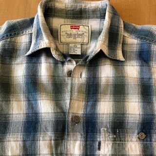 リーバイス(Levi's)のリーバイス半袖 チェックシャツ  L(シャツ)