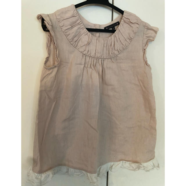 Bonpoint(ボンポワン)のcri de joie カットソー ピンク 140 キッズ/ベビー/マタニティのキッズ服女の子用(90cm~)(Tシャツ/カットソー)の商品写真