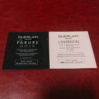 ゲラン(GUERLAIN)のゲラン パリュール ゴールド レソンシエル ファンデーション (サンプル/トライアルキット)