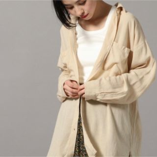 ローリーズファーム(LOWRYS FARM)の【haru様専用ページ】LOWRYSFARMのフレンチリネンCPOシャツ(シャツ/ブラウス(長袖/七分))