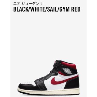 ナイキ(NIKE)のNIKE AIR JORDAN 1 RETRO HIGH OG GYM RED(スニーカー)