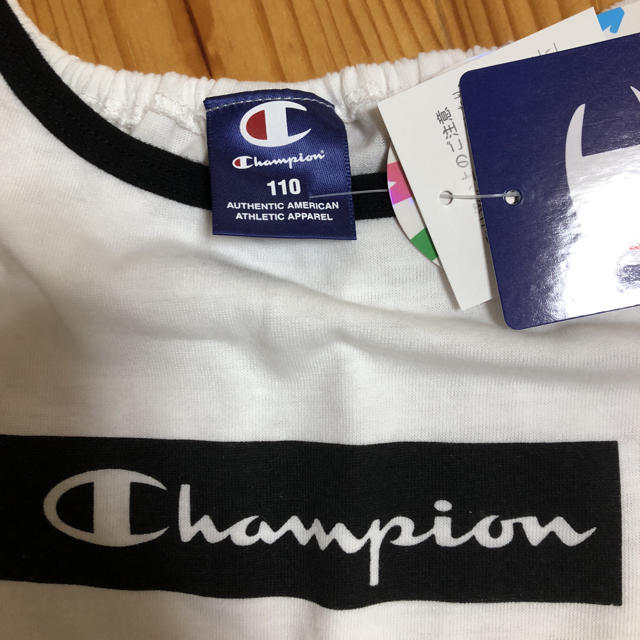 Champion(チャンピオン)のチャンピオンワンピース110 キッズ/ベビー/マタニティのキッズ服女の子用(90cm~)(ワンピース)の商品写真