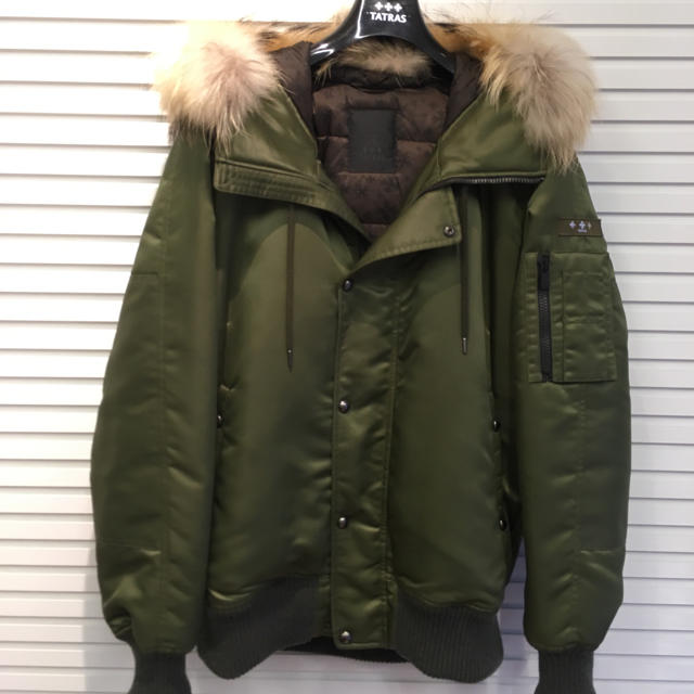 美品 タトラス ミリタリージャケット ダウンコート メンズ ジャケット